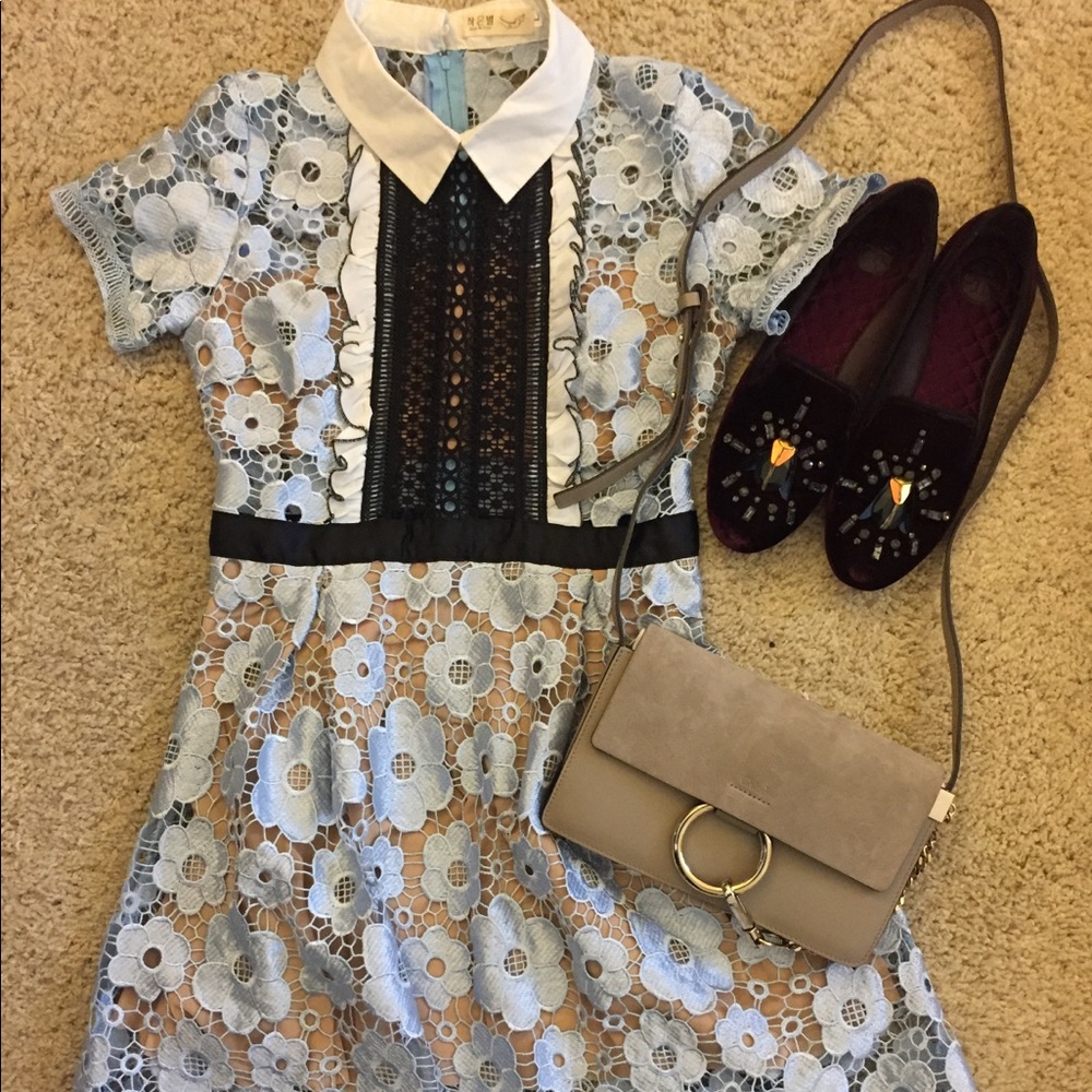 Detailed Lace Dress like self portrait
